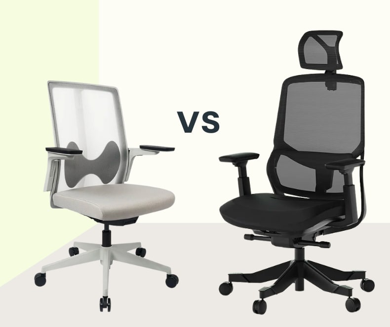 MidBack vs. High Back Which is Better for Individuals with Back Pain